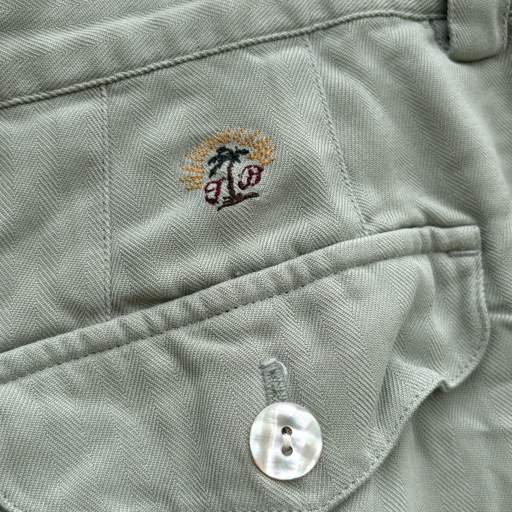 Tommy Bahama Silk Pleated Vintage High Waist Shorts Flattering 80s Retro Classic - Picture 3 of 8